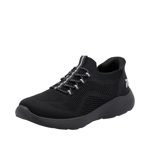 Rieker Damen M5066 Slipper, Schwarz, 41 EU von Rieker