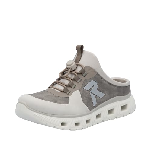 Rieker Damen M6069 Clogs, Grau, 39 EU von Rieker