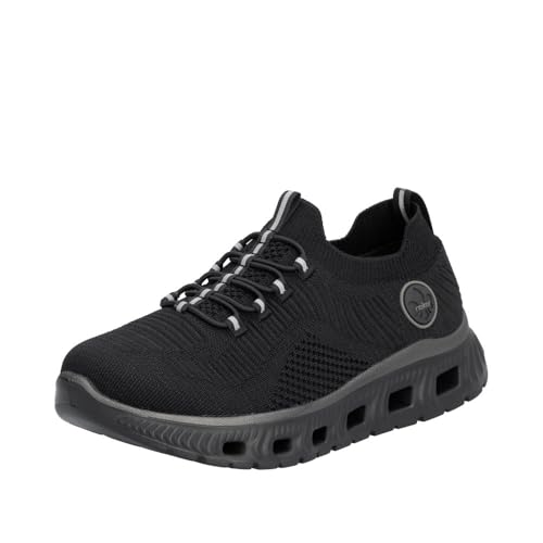 Rieker Damen M6074 Sneaker, Schwarz, 38 EU von Rieker