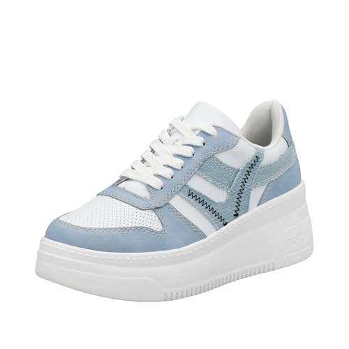 Rieker Damen Schnürhalbschuh in blau - Gr. 39 Rieker Damen Schnürhalbschuh in blau - Gr. 39 von Rieker
