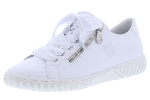 Rieker Damen N0900 Sneaker, weiß, 41 EU von Rieker