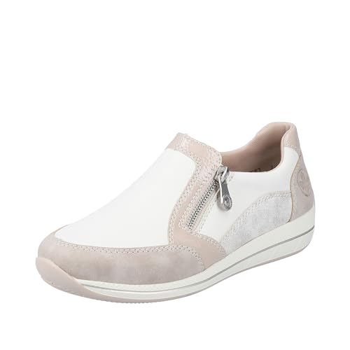 Rieker Damen N1151 Slipper, weiß, 36 EU von Rieker