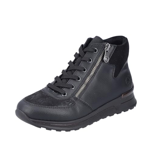 Rieker Damen N1431 Kurzstiefel, Schwarz, 39 EU Weit von Rieker