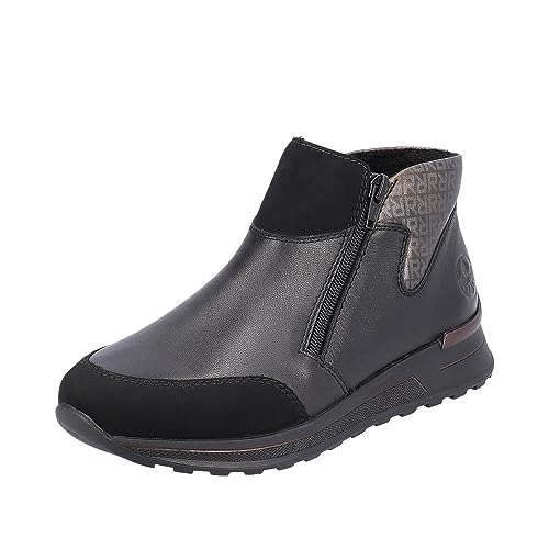 Rieker Damen N1452 Halbschuhe, Schwarz, 36 EU X-Weit von Rieker