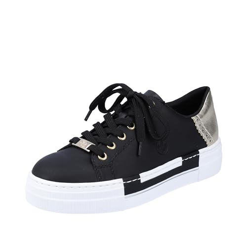 Rieker Damen N4931 Sneaker, schwarz, 35 EU von Rieker