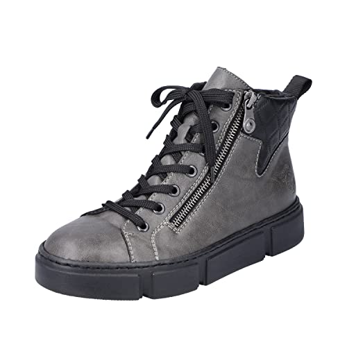 Rieker Damen N5909 Mode-Stiefel, grau, 42 EU von Rieker