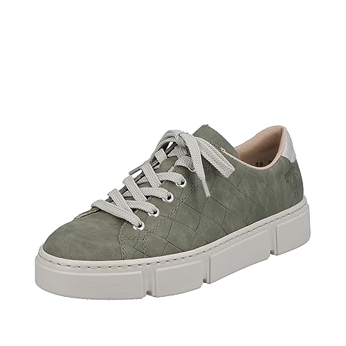 Rieker Damen N59W2 Sneaker, grün, 36 EU von Rieker