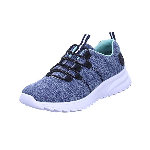 Rieker Damen N6653 Sneaker, mare/Pazifik 14, 39 EU von Rieker