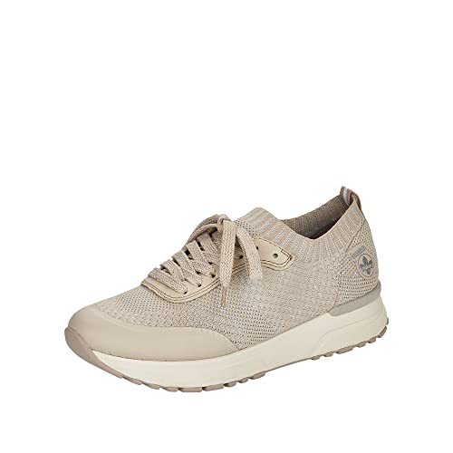 Rieker Damen Sneaker N7423-64 beige Gr. 42 von Rieker