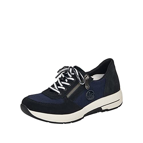 Rieker Damen Sneaker N8451-14 blau Gr. 36 von Rieker