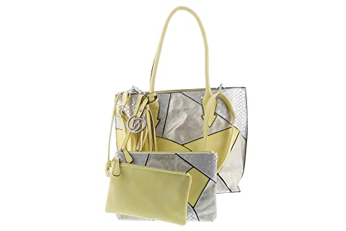 Remonte Damen Q0605 Handtasche , sun/lightgold/offwhite , Einheitsgröße von Remonte