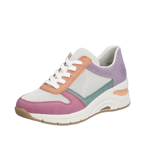 Rieker Damen N9303 Schnürhalbschuhe, Bunt, 42 EU von Rieker