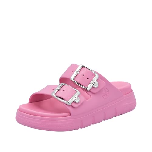 Rieker Damen P2180 Pantolette, Rosa, Small Rieker Damen P2180 Pantolette, Rosa, Small von Rieker