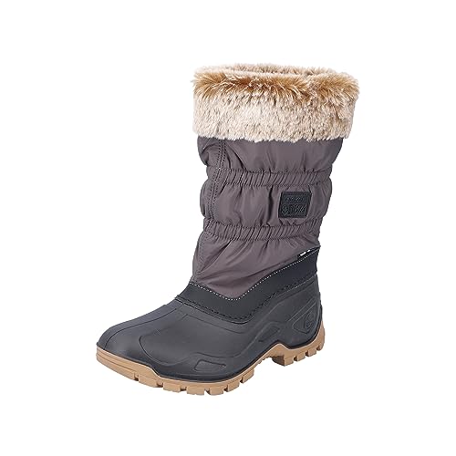 Rieker Damen P9470 Hochschaftstiefel, Schwarz, 39 EU von Rieker