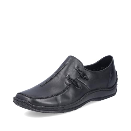 Rieker Damen Slipper | Frauen Slip On | Slip-ons | freitzeitschuhe | offener | einschlupf | Slipper | Mokassins | Slides,schwarz (00),40 EU / 6.5 UK von Rieker