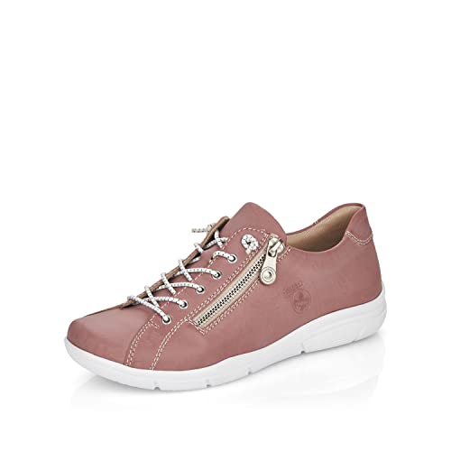 Rieker Damen Bequemschuhe L7460, Frauen Schnürschuhe,lose Einlage,straßenschuhe,Strassenschuhe,Schnuerung,Shoes,Low-tie,bequem,rosa (31),42 EU / 8 UK von Rieker