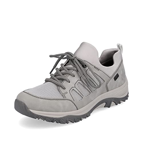 Rieker Damen Sneaker M9650, Frauen Schnürschuhe,lose Einlage,Low-tie,schnürschuhe,schnürer,Sneaker,Halbschuhe,Freizeitschuhe,grau (40),38 EU / 5 UK von Rieker