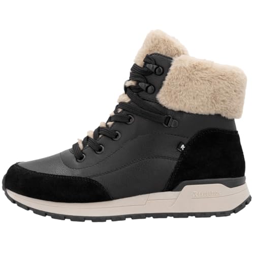Rieker Damen Winterstiefel W0670 Schwarz 41 von Rieker