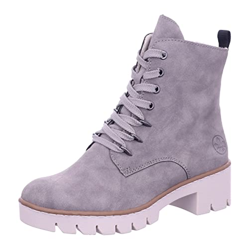 Rieker Damen X5701 Biker Boots, grau, 36 EU von Rieker