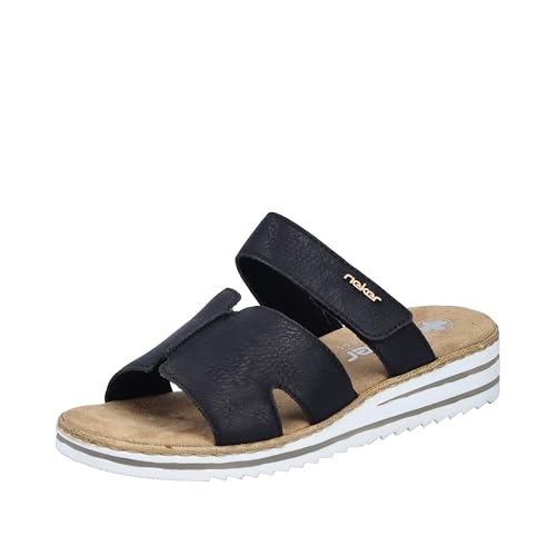 Rieker Damen Pantolette in schwarz - Gr. 40 von Rieker