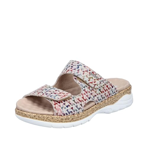 Rieker Damen V2292 Pantolette, Mehrfarbig, 38 EU von Rieker