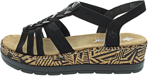 Rieker Sandale Schwarz von Rieker