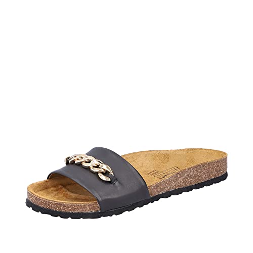 Rieker Damen Pantoletten V8092-00 schwarz Gr. 39 von Rieker