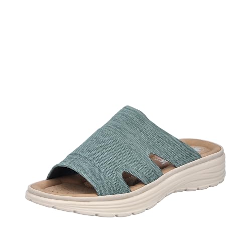 Rieker Damen V8580 Pantolette, Grün, 39 EU Rieker Damen V8580 Pantolette, Grün, 39 EU von Rieker
