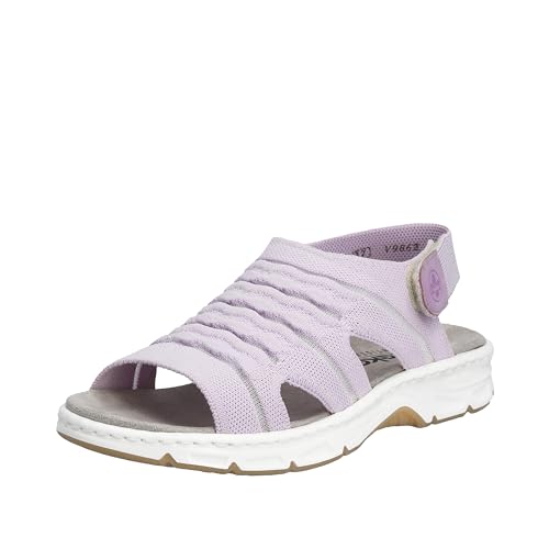 Rieker Damen V9862 Sandale, Lila, 40 EU Rieker Damen V9862 Sandale, Lila, 40 EU von Rieker