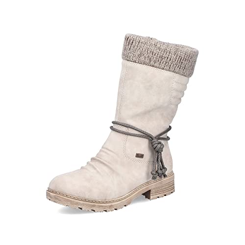 Rieker Damen Winterstiefel Z4755, Frauen Stiefel, wasserabweisend, riekerTEX,Boots,Winterschuhe,uebergangsstiefel,beige (60),40 EU / 6.5 UK von Rieker