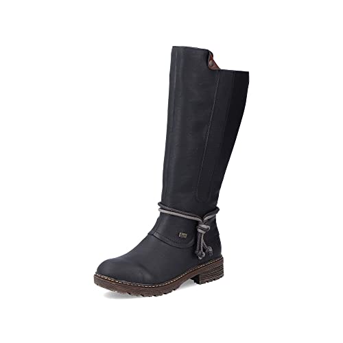 Rieker Damen Winterstiefel Z4774, Frauen Stiefel, wasserabweisend, riekerTEX,uebergangsschuhe,Winterboots,schnürstiefel,schwarz (00),41 EU / 7.5 UK von Rieker