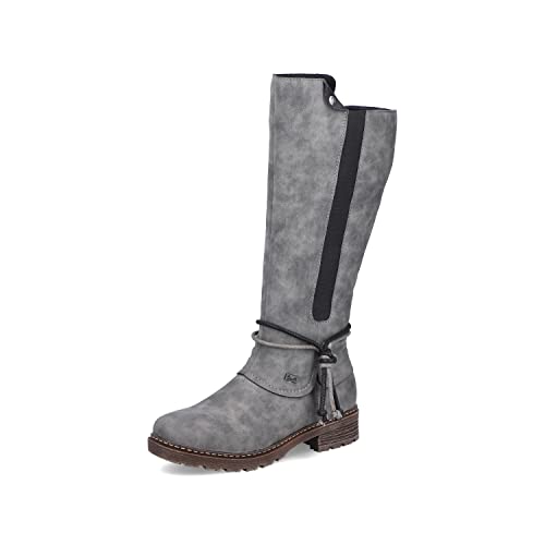 Rieker Damen Winterstiefel Z4774, Frauen Stiefel,wasserdicht,riekerTEX,Winterschuhe,uebergangsschuhe,Winterboots,grau (45),36 EU / 3.5 UK von Rieker