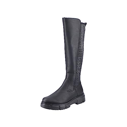 Rieker Damen X2990 Mode-Stiefel, schwarz, 42 EU von Rieker