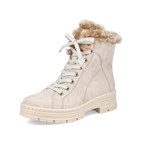 Rieker Damen X8542 Mode-Stiefel, beige, 39 EU von Rieker