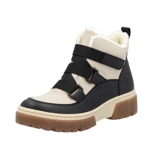 Rieker Damen X8639 Stiefelette, Schwarz, 38 EU von Rieker