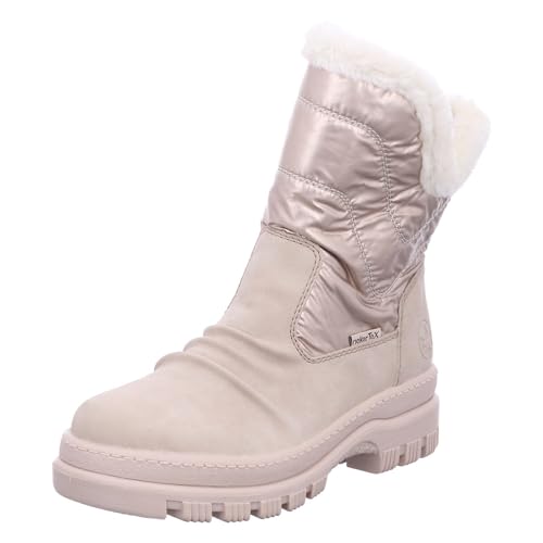 Rieker Damen X9091 Kurzstiefel, Beige, 37 EU von Rieker