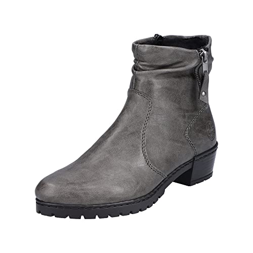 Rieker Damen Y17A1 Mode-Stiefel, grau, 39 EU von Rieker