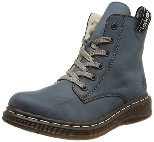 Rieker Damen Y3213 Mode-Stiefel, blau, 38 EU von Rieker