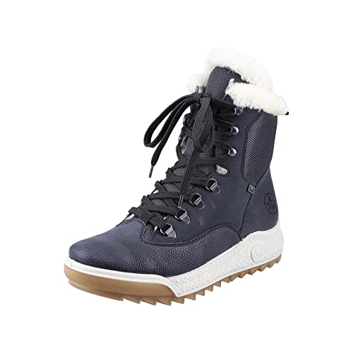 Rieker Damen Y4724 Mode-Stiefel, blau, 40 EU von Rieker