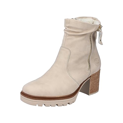 Rieker Damen Y9041 Kurzstiefel, Beige, 38 EU von Rieker