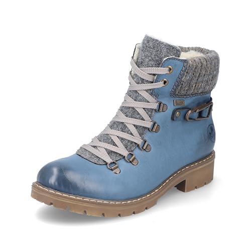 Rieker Damen Stiefel Y9131-15 blau Gr. 36 von Rieker