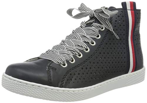 Rieker Damen Z1228 Sneaker, blau, 37 EU von Rieker