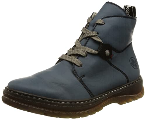 Rieker Damen Bequemschuhe Z2013, Frauen Schnürhalbschuhe,lose Einlage,schnürer,Women's,Woman,Lady,Ladies,Schnuerschuhe,blau (14),41 EU / 7.5 UK von Rieker