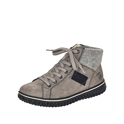 Rieker Damen Z4230 Stiefeletten, Grau (Grey/Fog/Schwarz ), 42 EU von Rieker