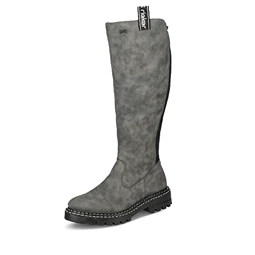 Rieker Damen Z5590 Mode-Stiefel, Grau, 37 EU von Rieker