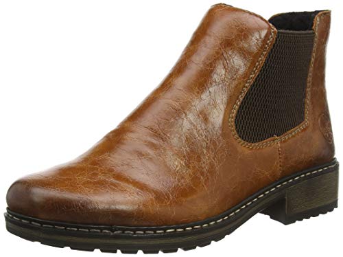 Rieker Damen Z6894 Chelsea-Stiefel, braun, 40 EU von Rieker