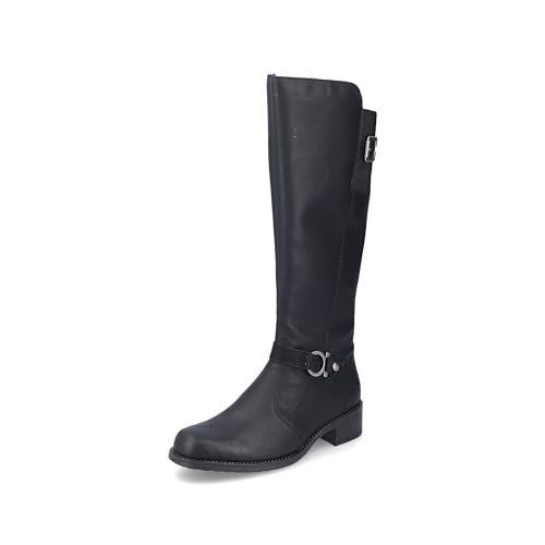 Rieker Damen Z7383 Hochschaftstiefel, Schwarz, 36 EU von Rieker