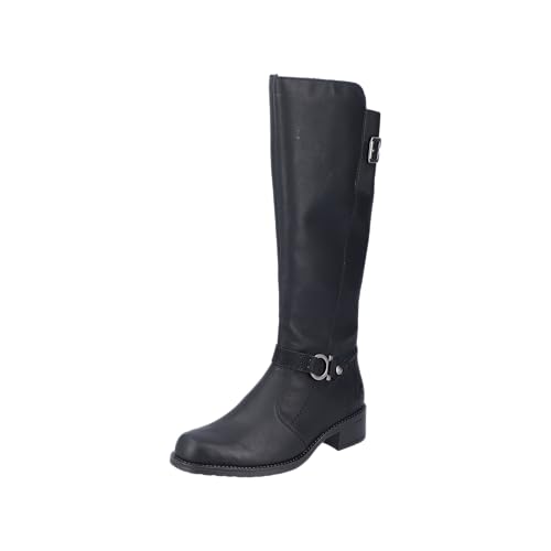 Rieker Damen Z7383 Hochschaftstiefel, Schwarz, 40 EU von Rieker