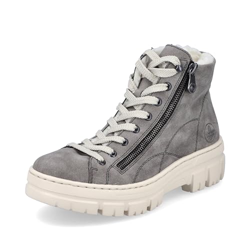 Rieker Damen Z7410 Kurzstiefel, Grau, 39 EU von Rieker