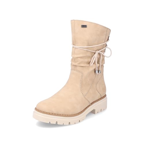 Rieker Damen Z8550 Kurzstiefel, Beige, 41 EU von Rieker